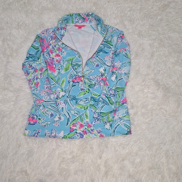 Lilly Pulitzer Skipper Popover Sweater "Sway This Way" - Picture 9 of 12